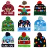 Kerstdecoraties hoed trui gebreide beanie verlichting cadeau voor kinderen xmas 2022 jaar decoratieschristmas