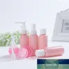 Paquete Cosméticos Botellas Establecer botellas de viaje recargables Plástico Pressing Spray Botella de herramientas de maquillaje para viajes