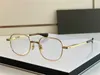 Nieuw modeontwerp Men Optische bril vers twee K gouden ronde frame vintage eenvoudige stijl transparante brillen van brillen van de bovenkwaliteit duidelijke lens retro delicate oogglazen