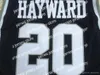 Nuovo all'ingrosso Butler Bulldogs # 20 Gordon Hayward College Basketball Shirt Vintage Black Stitched University Jersys Top Quality