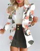 투피스 드레스 SeigurHry Womens 캐주얼 격자 무늬 오픈 프론트 블레이저 2 복장 긴 소매 자켓 Bodycon 미니 스커트 세트 Tailleur FemmeTwo