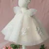 Girl's Dresses Tutu Girl Baby Baptism Clothes Dress Sequin Tulle Wedding Christening Gown Infant 1 Year Birthday Party Wear Vestidos