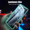 Luminous Glass Skärmskydd för iPhone 14 13 12 11 Pro XR XS Max Heltäckande Natthärdat glas Samsung A03 A03S A13 A12 A22 A23 A32 A33 A42 A52 A53 HUAWEI MOTO