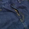 Jeans masculinos jeans masculino macacão de macacão multicotela calças retas azul plus size para os menmen's heat22