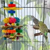 Autres fournitures pour oiseaux Jouets pour perroquets, jouets à mâcher et à grimper pour perroquets, pour petits perroquets, perruches, aras, accessoires de décoration pour cage à oiseaux