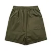 Army Green Shorts Jogger Mannen Dames Big Pocket Running Elastische Skateboard Casual Korte Broek