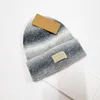 8 colori nuovo marchio lana acrilico berretti lavorati a maglia donna uomo zucchetto autunno inverno elastico berretto berretto berretto all'ingrosso