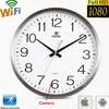 2022 New Wifi 1080p full hd wall clock security camera DVR mobile detection housekeeper recording video2326
