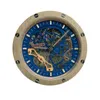 Часы Дизайнерские часы Мужские полностью автоматические механические часы с полым дизайном Роскошные мужские часы 42 мм
