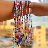 Boho bunte Rocailles Perlen Halsketten für Frauen süße Schmetterling Anhänger Halskette böhmische handgemachte Halsband Halskette Großhandel Schmuck