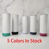 20oz Bluetooth Speaker Tumblers Straight Sublimation Tumbler with Wireless Mini Speaker Stainless Steel Vacuum Insulated Music Cup