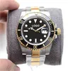 Rolesx Uxury Watch Date GMT Luxury Mens Mechanical Watch明るいハイエンド品質904L stainlwatchessスチール3135グライドクラスプ付き自動