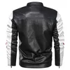 Maxulla Men Кожаные куртки повседневная мотоцикл PU куртка мужская одежда Slim Fit Biker Кожаные куртки 5xl L220801