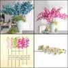 Autre décoration intérieure jardin papillon orc phalaenopsis artificiel latex orcs fleur pour décoration de mariage fleurs livraison de gouttes 2021 yex0k