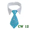 Colliers de cravate pour animaux de compagnie rayé couleurs mignonnes chien chat cravate vêtements décoration animaux harnais XC0824