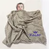 Personalized & Swaddling born Fleece Toddler Crib Stroller Blanket Infant Wrap Birthday Gift 220712