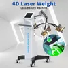 6D 532nm Laser longueur d'onde lumière verte Lipolaser minceur Machine perte de graisse corps façonnage équipement de beauté dispositif Lipolaser indolore système de lumières froides en vente