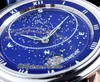 PPF 5102 Celestial Grand Complication A240 Automatische heren Watch 3D Gegraveerde tweekleurige roségouden Steel Blauwe wijzerplaat Leahter Riem Super Edition Puretime PTPP A1