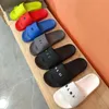 2023 B Family Paris men and women couple slippers new letter logo outdoor non-slip waterproof word with beach drag sizes us 12/13/14 bigger size 43/44/45/46