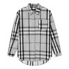 Designer Women's Polos Blouses Shirts Fashion Classic 2022 Summer New Plaid T-Shirt Plus Size Beige Casual Long Sleeve Top