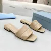 Designer Sandal Sexy Party Slipper New Women Sandals Squared Sole High Heels Summer Leather Flat Slippers Comfort 2023