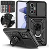 Câmera de deslizamento Proteger Capas de Armadura à prova de choque para Xiaomi 11t Poco F3 X3 para Redmi Nota 11 10 9PRO 9A 9C Suporte Magnético