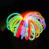 50/100Pcs Glow Stick Sichere Licht Stick Halskette Armbänder 7 Farbe Fluoreszierend Für Event Festliche Party Konzert Decor neon