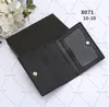 Designer Classic Men Women Mini Small Wallet Credit Totolders Bank Totholder com caixa