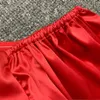 Pantaloni da due pezzi da donna Kylie Jennertemperament Red One Sholestring Top Slim's Slim Decorative Suit Dwomen's