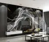 Home Decoratie 3D behang Muurschildering Marmeren Muurschildering Woonkamer Slaapkamer Sofa TV Achtergrond High-end Materiaal HD Patroon Afdrukken Effect