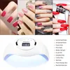 72W 5 Plus UV LED-lampa Nagel torktumlare SUN LJUS TIMER 10/30/60S stort utrymme Tvåhandslampa Professionella Manicure Tools 220815