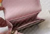 TOP. M62361 ROSALIE COIN PURSE - New Version with Gold-color Button