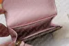 Top M62361 Rosalie Coin Purse - Nieuwe versie met Gold -Color Button270R