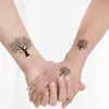 NXY仮タトゥー水移動偽の入れ墨の使い捨て可能な防水ブラックドラゴントーテムバタフライステッカー女性男性セクシーボディアート0330