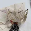 HBP Crossbody Bag Letter Tryckt PU -läder för kvinnor Luxury Chain Shoulder Chest Kvinnlig midja Packing Lady Fanny Pack Brand 220727