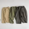 Koreanische Frühling Herbst Kinder Jungen Mädchen Lose Hosen Kinder Kleidung Casual Hose Baby Kinder Rübe 220808