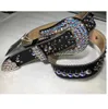 Cinto de cowboy ocidental BB Simon Fashion Cowgirl Bling Bling strass cinto com águia concho cravejado fivela removível tamanho grande bel2604