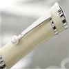 مجموعة خاصة إصدار Greta Garbo Black Resin Rollerball Pen Pen Pen Fountain Arting Office Office Schools With With Pearl Cap