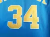 Hombres Farragut Kevin Garnett High School Basketball Jerseys 34 Moive Color azul Camisa transpirable para fanáticos del deporte Pure Cotton University Top / Alta calidad en venta