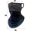 Half Face Mask Cooling Ice Silk Neck Gaiter Balaclava Bandana Magic Scarf Headwear Mask Camouflage Headscarf Party Masks