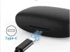 T17 TWS bezprzewodowy zestaw słuchawkowy Bluetooth Sports Waterproof Aver-Ear Słuchawki 5.0 Czarny z ładowaniem