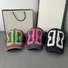 Graffiti Printing Baseball Caps Casual Fashion Sunshade Cap with Letters