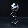 Novo estilo atleta esfera suporte base bola de cristal de cristal fez exibir reiki meditação decoração de casa de decoração de jardim de presente de presente