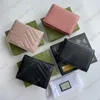 Genuine leather Luxury designer card holders Wallets men fashion small Coin purses holder With box Women Key handbags bags Interior Slot Womens Short Wallet