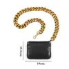 Verkoop dames Kara portemonnee dikke ketting enkele schoudertas Letter Borsttas Mini Wallet Dameskaart Designer Bag 220725