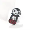 Vampiro bonito anime filmes jogos duro esmalte pinos coletar metal dos desenhos animados broche mochila chapéu saco colar lapela emblemas moda feminina j4281449