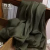 Foulards Véritable Foulard en soie Femmes Olive Vert 100% Pure Wrap Echarpe Marque Naturel Imprimé Foulard Femme Pour Ladies263b