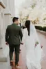 Simple Mermaid Wedding Dresses Long Sleeves Elegant Country Western Women LDS Modest Bridal Gowns Custom Made