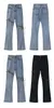 vrouw jeans hoge taille klinging wijde pijpen denim kleding blauw StreetwearヴィンテージKwaliteit Harajuku Rechte Broek 2022 Fashion L220726