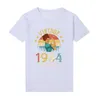 Damen T-Shirt Vintage 1984 Originalteile 38 Jahre alt 38. Geburtstag Geschenkidee Frauen Mädchen Mutter Frau Tochter Retro T-Shirt Kleidung